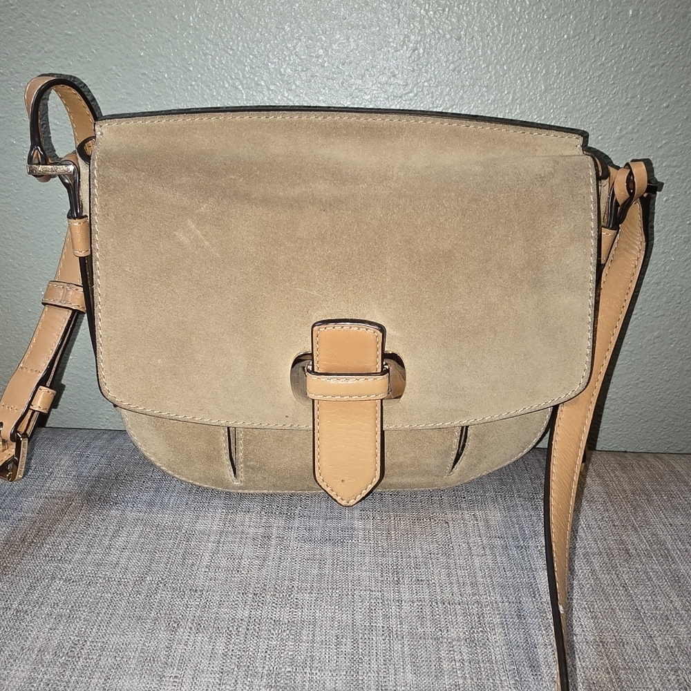 Michael Kors Romy suede leather bag